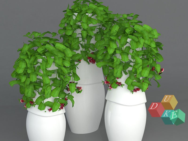 玻璃钢节节高花盆生动向上，给人正能量!